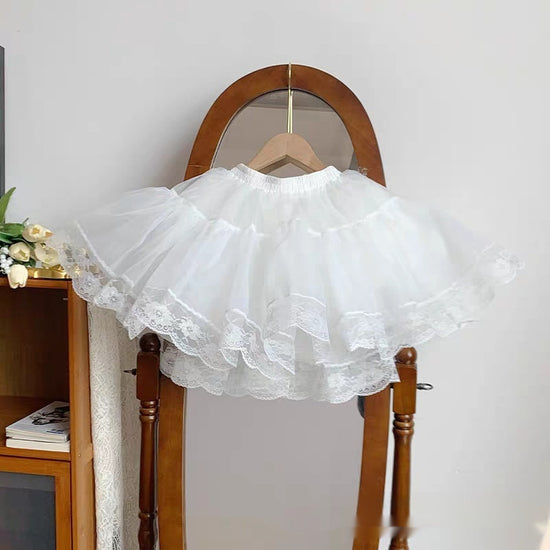 Four-layer Lace Slip Dress Soft Girl Skirt Support - Florence Luxe