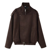 Maillard Retro Jacket Coat - Stylish Short Coat for Trendy Looks - Florence Luxe