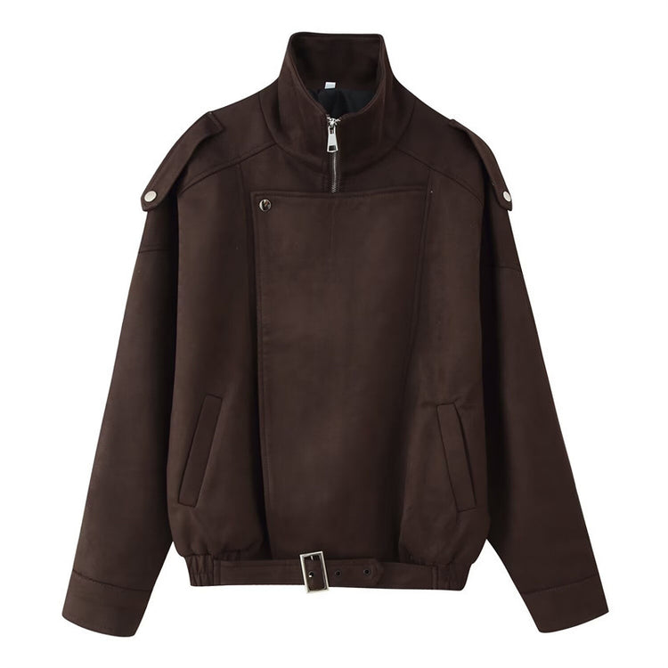 Maillard Retro Jacket Coat - Stylish Short Coat for Trendy Looks - Florence Luxe