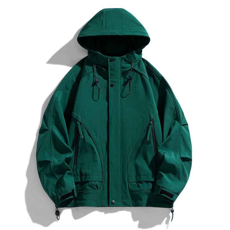 Windproof Warm And Trendy Hooded Jacket