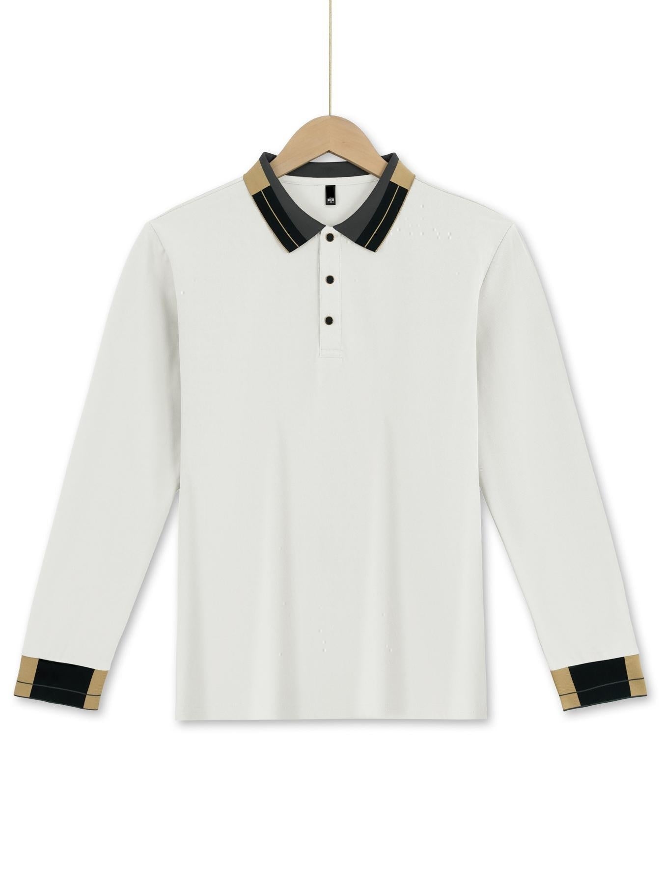 Long Sleeve Lapel Men&