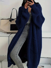 Autumn and Winter Long Knitted Cardigan for Women - Loose All-Matching Base Long-Sleeved Sweater - Florence Luxe
