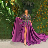 Sequined Swing Dress for Women - Split Large Size Fashion - Florence Luxe