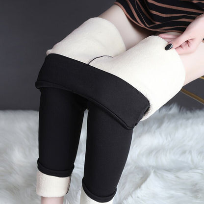 Winter Leggings for Women - Warm Thick High Stretch Lamb Cashmere Skinny Fitness Pants - Florence Luxe
