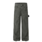 Washed Design Cargo Jeans for Men - High-Grade Loose Straight Fit