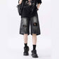 Washed Old Beautiful Ripped Denim Shorts for Trendy Summer Style