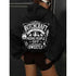 Hooded Hoodie with Printed Top for Stylish Comfort