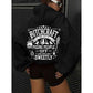 Hooded Hoodie with Printed Top for Stylish Comfort