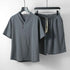 Loose Linen Menswear Set: Two-Piece Clothing for Ultimate Comfort
