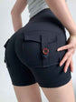 Workwear Peach Butt Lifting Fitness Shorts
