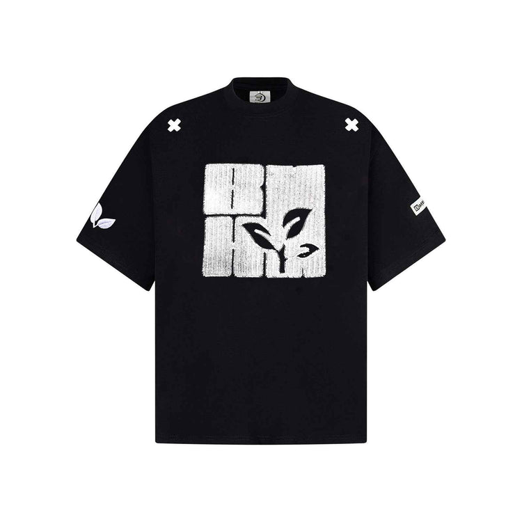 Summer Machine Embroidery T-Shirt Men - Short-Sleeved Design for Ultimate Style