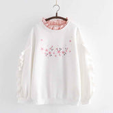 Printed Long Sleeve Pullover Top - Stylish & Comfortable Non-Hoodie Design