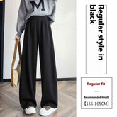 Narrow Wide-leg Pants Women&