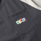 Contrast Color Quick-Drying T-Shirt with Raglan Sleeves