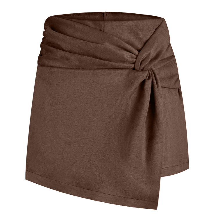 Heap Pleated Half-Length Shorts Skirt for Women - Florence Luxe