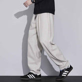 Retro Wool Tapered Pants - Stylish Mens Casual Loose Pants for Everyday Wear