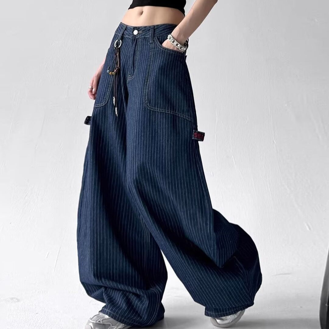 Spring And Autumn High Waist Loose Mop Pants for Slimming Style - Florence Luxe