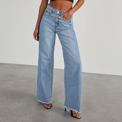 Fashion High Waist Jeans.