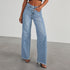 Fashion High Waist Jeans.