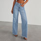Fashion High Waist Jeans.