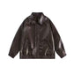 Retro Spring And Autumn New Leather Coat Coat Men&