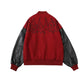 Letter Embroidery Contrast Color Coat Workwear Jacket For Men