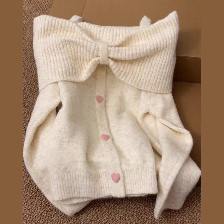 Idle Style High-grade Off-the-shoulder Knitted Top - Florence Luxe