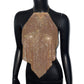 Metal Sequins Camisole - Full Diamond Halter Vest for Party Hot Girls - Florence Luxe