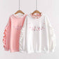 Printed Long Sleeve Pullover Top - Stylish & Comfortable Non-Hoodie Design