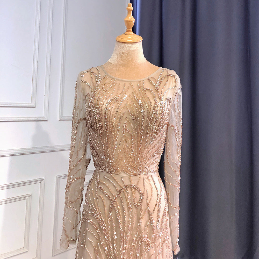 Light Luxury Evening Dress for High-End Events and Special Occasions - Florence Luxe