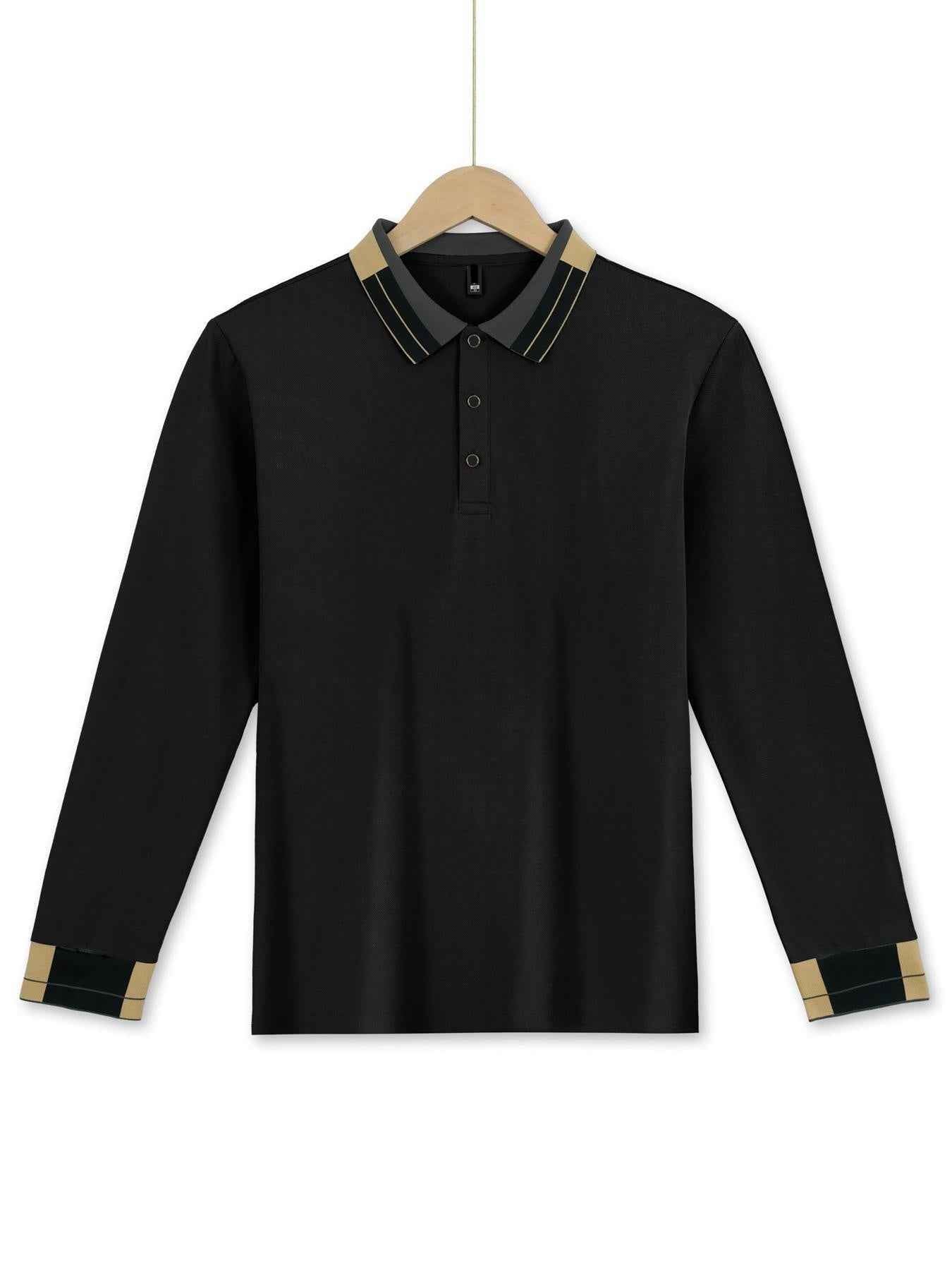 Long Sleeve Lapel Men&