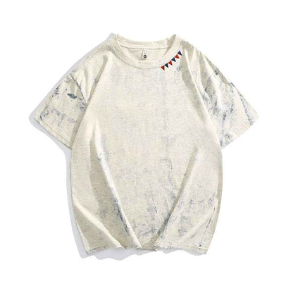 Tie Dye Short Sleeve T-Shirt - Full Printing Fashion Tee