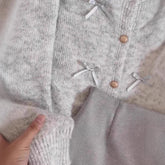 Gray Knitted Sweater for Women - Stylish Autumn and Winter Wear - Florence Luxe