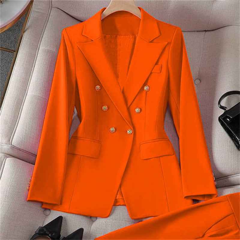 Small-sized Retro Suit Jacket Slim-fit Fashion Women&