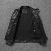 First Layer Cowhide Leather Coat Men&