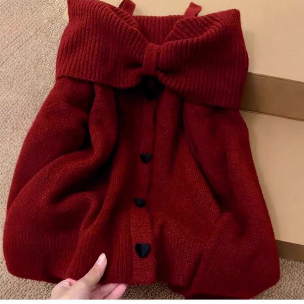 Idle Style High-grade Off-the-shoulder Knitted Top - Florence Luxe