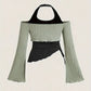 Street Fashion Halter Vest - Two-Piece Slim-Fit Short Top for Hot Girl Style - Florence Luxe