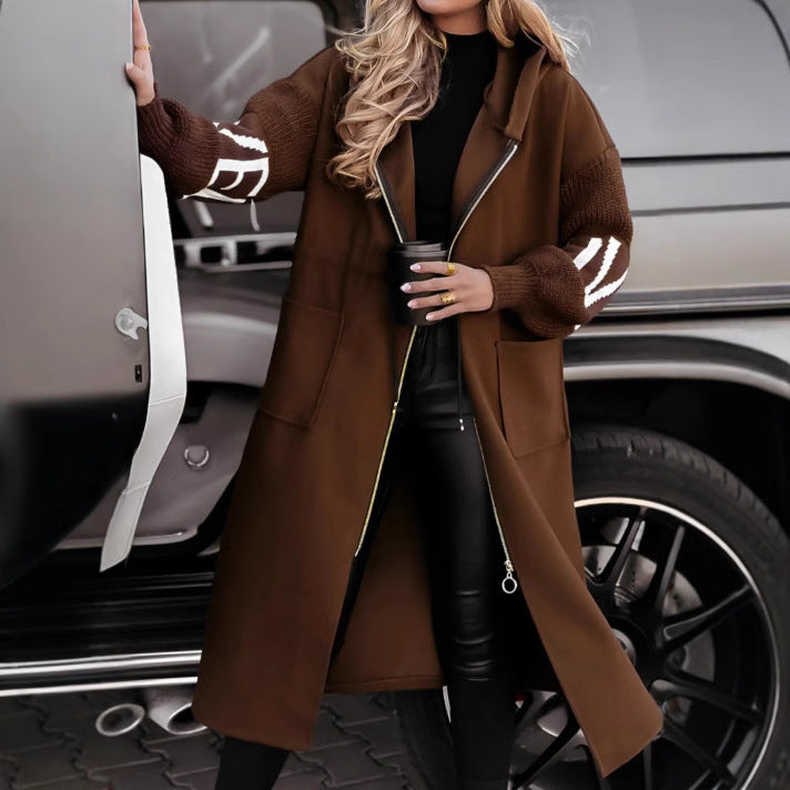 Hooded Windbreaker Coat for Women - Stylish Trench Coat for Fall & Winter - Florence Luxe