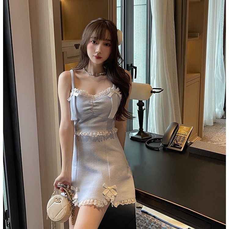 Knitted Sling Dress Women - Stylish and Comfortable Summer Fashion