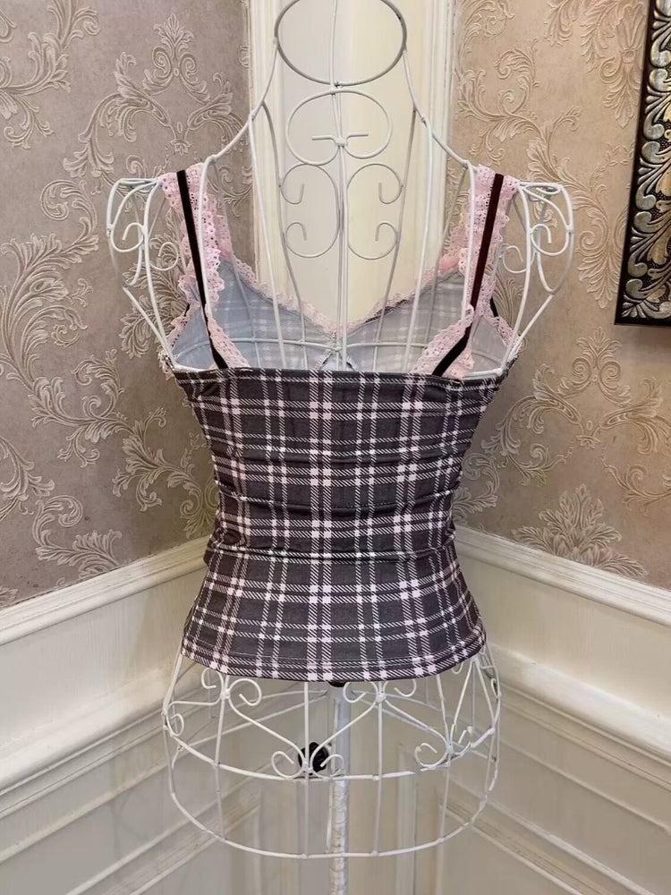 European And American Pure Desire Girly Style Vest.