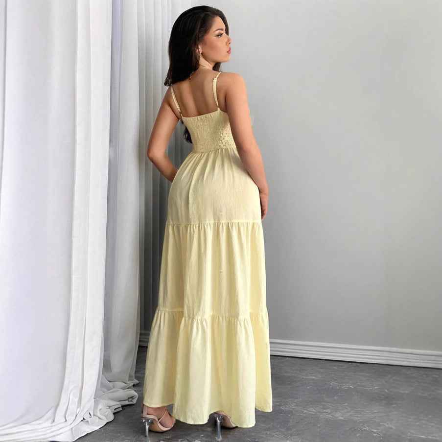 Sexy Backless Swing Slip Dress for Effortless Elegance