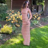 Fashion Women Tied Backless Slim Fit Dress