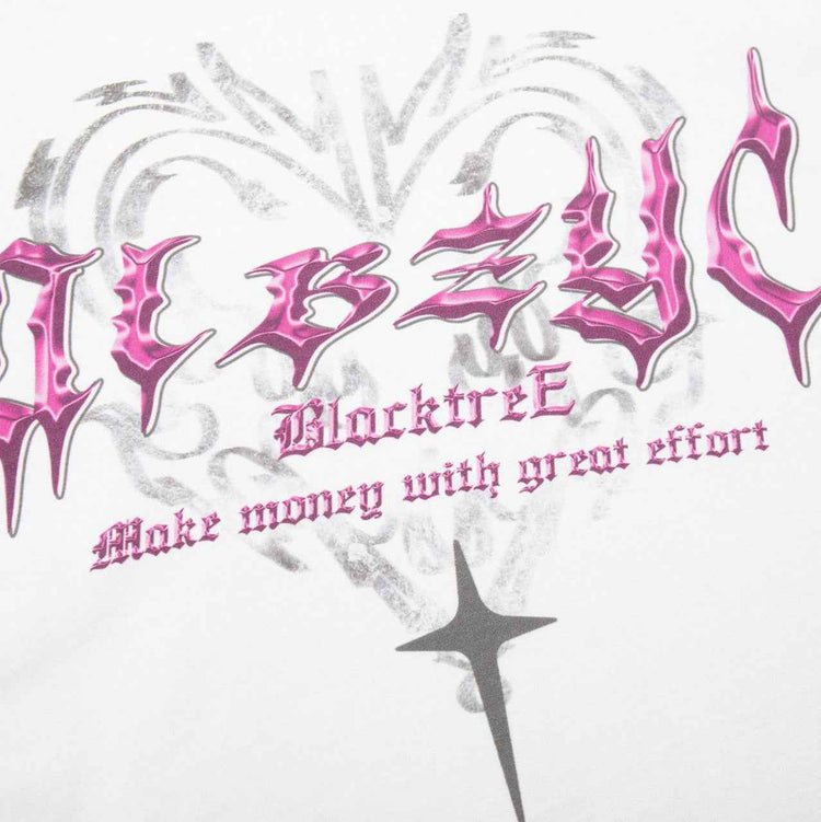 Retro Printed T-Shirt - Round Neck Short Sleeve Design