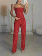 Shiny Vest Diamond Suit with Trousers for a Stunning Look - Florence Luxe