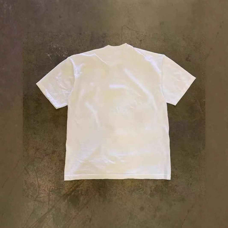 Tomato Headset Casual Cotton Tee - Printed Short Sleeve All-Match Shoulder T-Shirt