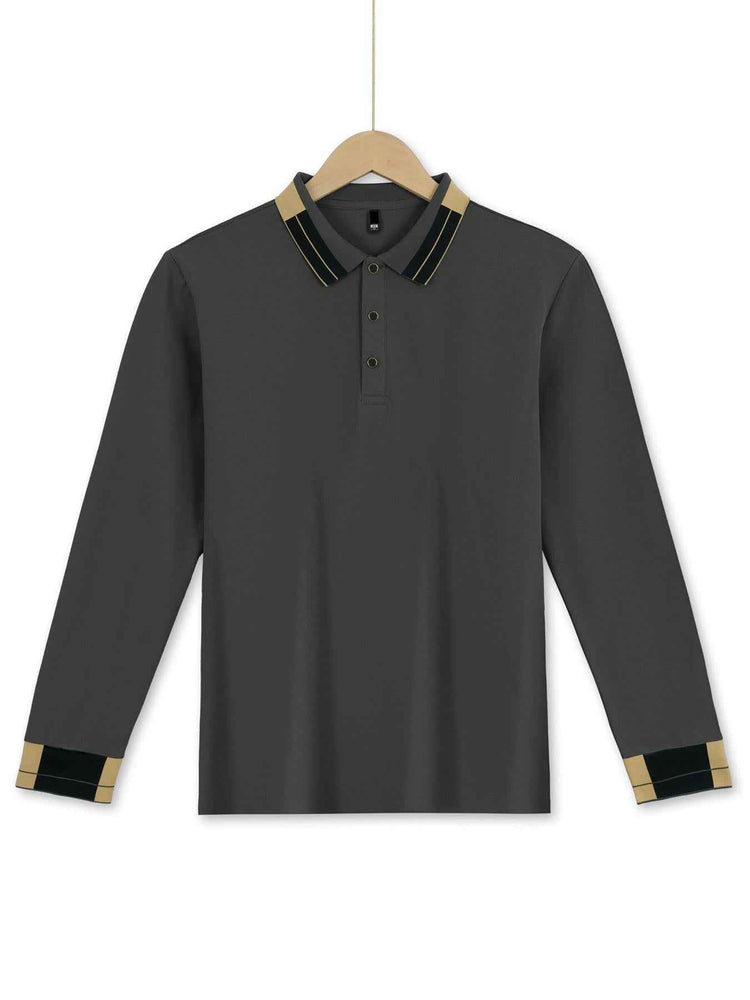 Long Sleeve Lapel Men&