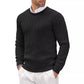 Round Neck Knitted Sweater Twisted Flower Slim Fit - Florence Luxe
