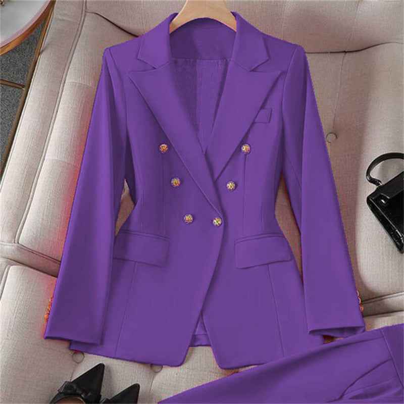 Small-sized Retro Suit Jacket Slim-fit Fashion Women&