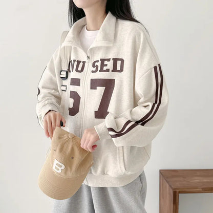 Design Sense Niche Couple Coat High Street Two Bars Raglan - Florence Luxe