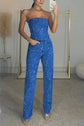 Shiny Vest Diamond Suit with Trousers for a Stunning Look - Florence Luxe
